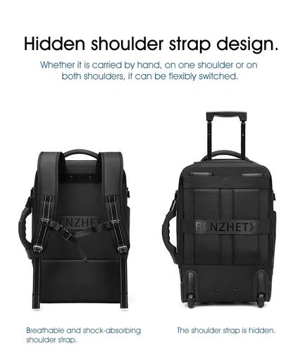 Travel Trolley Vacuum Compression Wheeled Suitcase