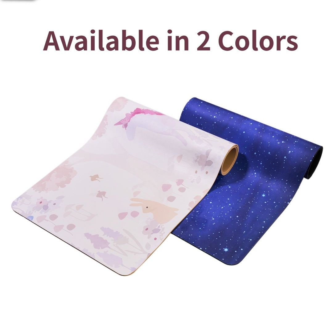 Yoga Mat, Exercise Yoga Mat Print With Non-Slip Design, Professional TPE Exericise Mat, 72  X 24  Multi-Purpose Workout Mat For Women, Pilates Fitness And Floor Exercises