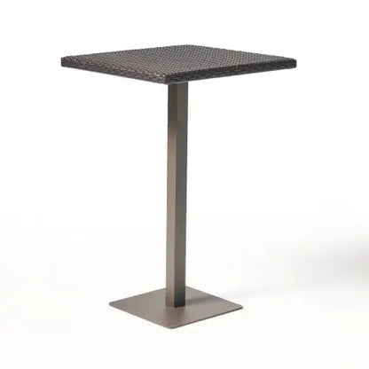 Home Outdoor 26" Wicker Square Bar Table, Multibrown