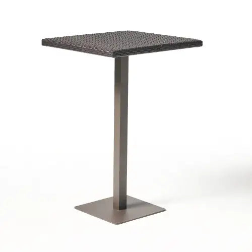 Home Outdoor 26" Wicker Square Bar Table, Multibrown
