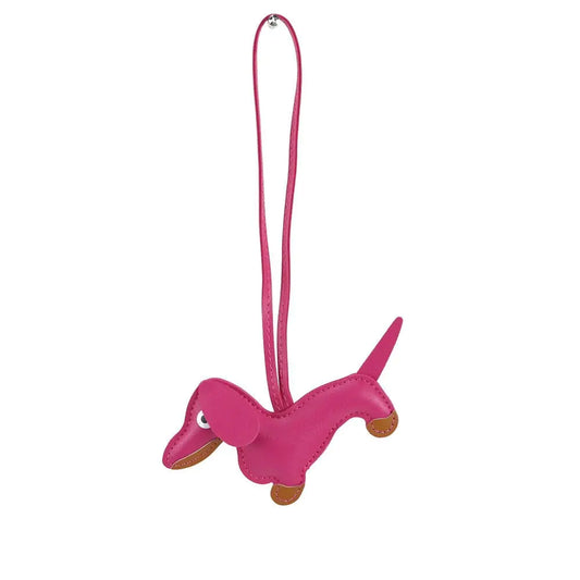 Leather Dog Charm