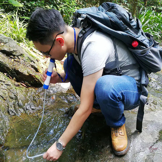 Outdoor Water Filter Gear for Camping and Survival