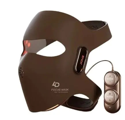 Beauty Mask – Concentrated Light Therapy -Laser Light Therapy Mask, Red Light Therapy for Face with 4 Different Wavelength Adopted FPT Concentrated Technology, 3 Modes Portable Face Mask for Anti-aging