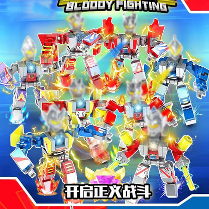 Transforming Robot Compatible with LEGO Building Blocks