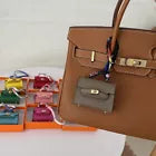 Mini Leather Fashion Creative Car Key Chain