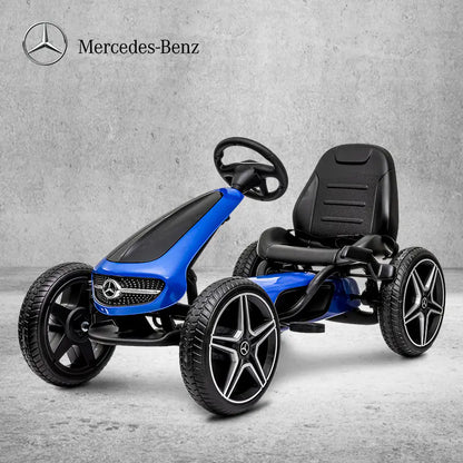 Mercedes Benz Go Kart Kids Ride-On Racer Cars 4 Wheel Pedal Powered Bicycle Kart