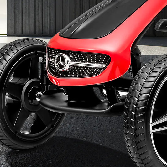 Mercedes Benz Go Kart Kids Ride-On Racer Cars 4 Wheel Pedal Powered Bicycle Kart