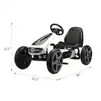 Mercedes Benz Go Kart Kids Ride-On Racer Cars 4 Wheel Pedal Powered Bicycle Kart