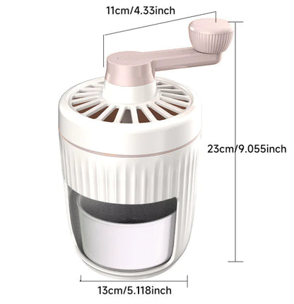 Manual Ice Shaver for Home Use - Compact Machine zd